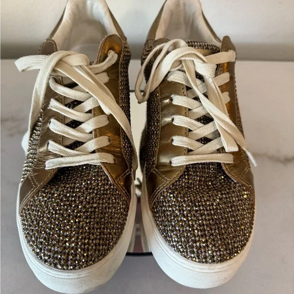 Kurt Geiger Beige and Dark Beige Sneakers Box - Picture 4 of 12